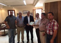 The administrative board of the “Friends of the cedars forest Committee” visits the municipality
