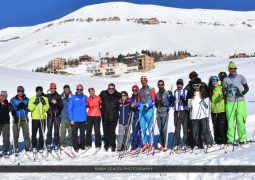 زيارة الامينة العامة للاتحاد الدولي للتزلج ساره لويس لبشري والارز