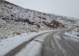 طريق عيناتا – الارز مقفلة بسبب تراكم الثلوج